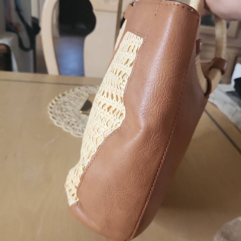 Universal Thread Straw Bag With Drawstring - image 5